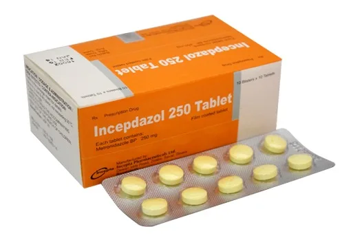 Hình ảnh incepdazol 250 tablet