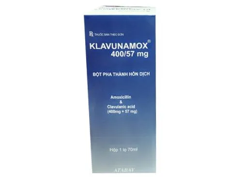 Hình ảnh Klavunamox 400/57mg