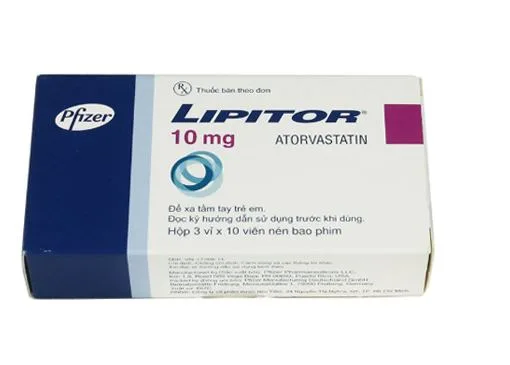 Hình ảnh Lipitor 10mg