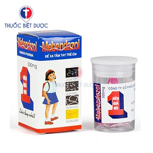 Hình ảnh Mebendazol 500mg