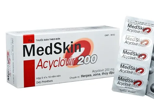 Hình ảnh Medskin Acyclovir 200