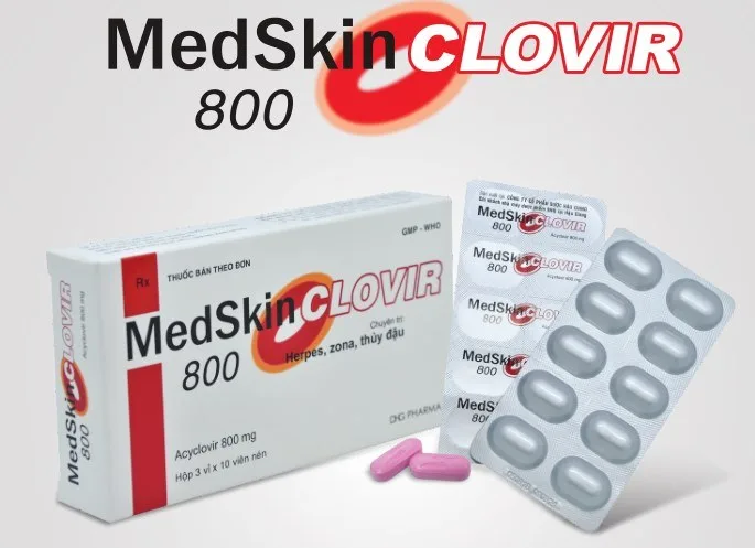 Hình ảnh Medskin clovir 800