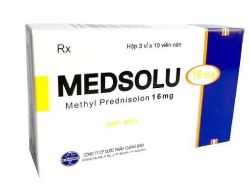 Hình ảnh Medsolu 16 mg
