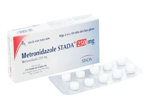 Hình ảnh Metronidazole Stada 250mg