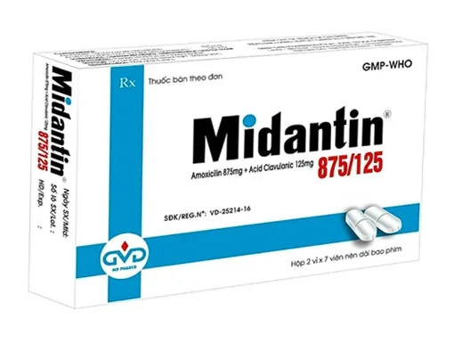 Hình ảnh Midantin 875/125