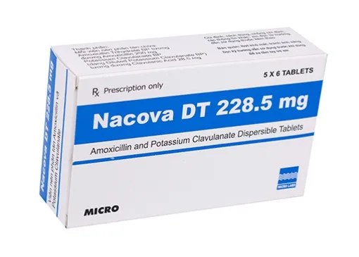 Hình ảnh Nacova DT 228.5mg