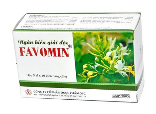 Hình ảnh Ngân kiều giải độc Favomin