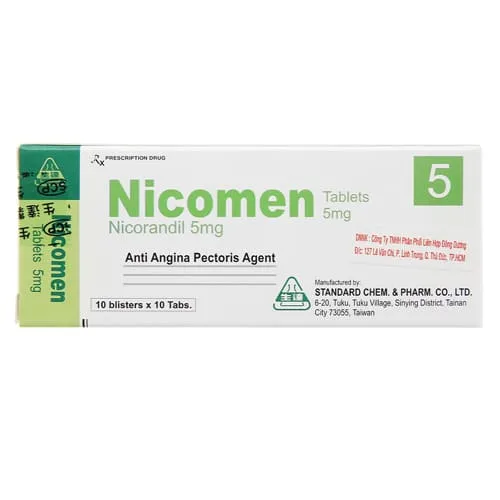 Hình ảnh Nicomen Tablets 5mg