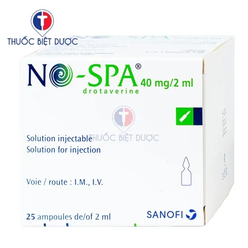 Hình ảnh No-Spa 40mg/2ml