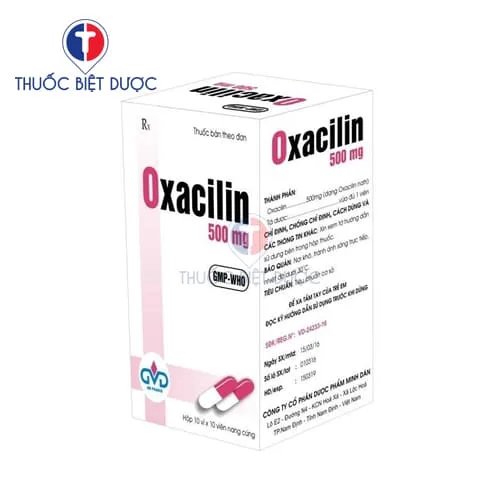 Hình ảnh Oxacilin 500mg