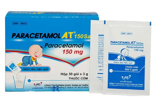 Hình ảnh Paracetamol A.T 150 sac