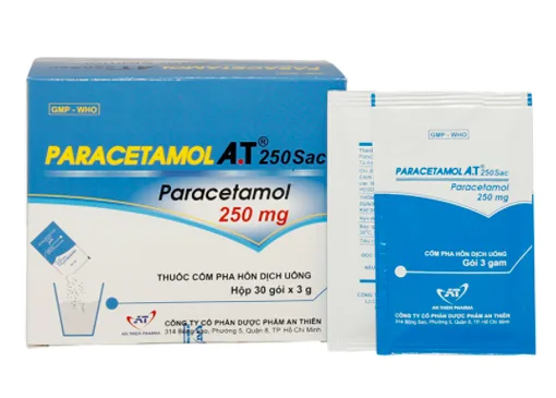 Hình ảnh Paracetamol A.T 250 sac