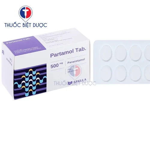 Hình ảnh Partamol Tab 500mg