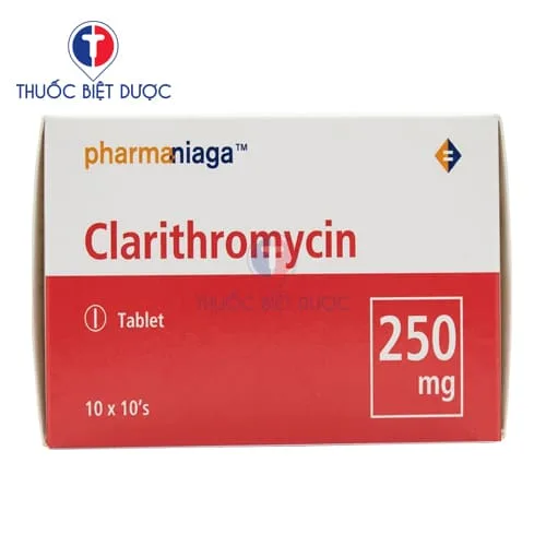 Hình ảnh Pharmaniaga Clarithromycin Tablet 250mg