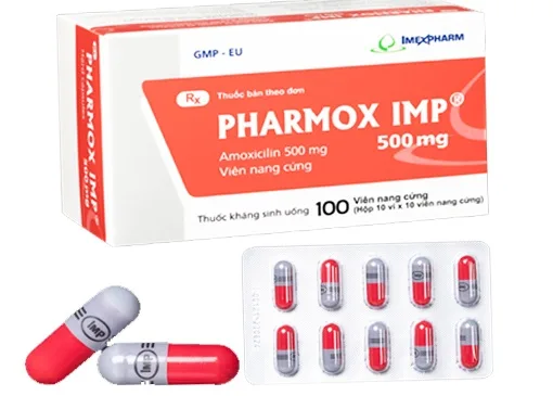Hình ảnh Pharmox IMP 500 mg