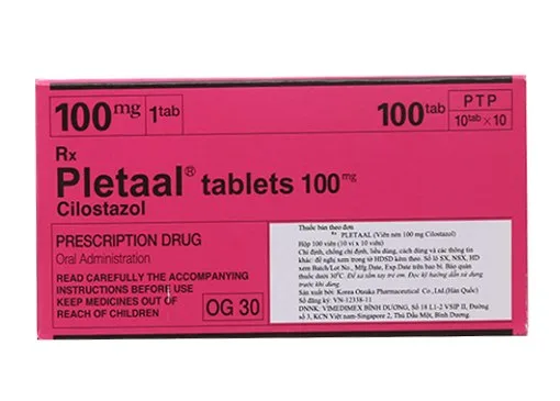 Hình ảnh Pletaal tablets 100mg