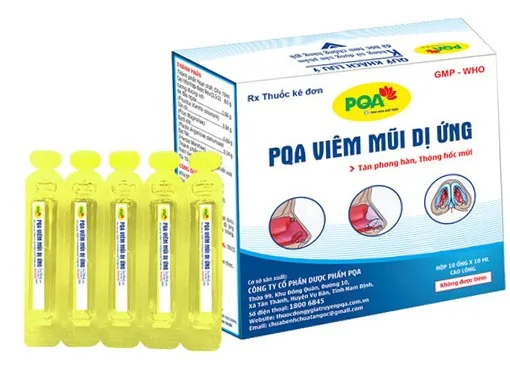 Hình ảnh PQA viêm mũi dị ứng