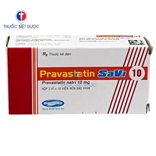 Hình ảnh Pravastatin Savi 10mg