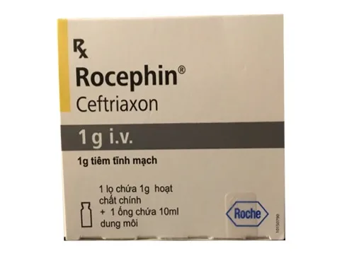 Hình ảnh Rocephin 1g I.V.