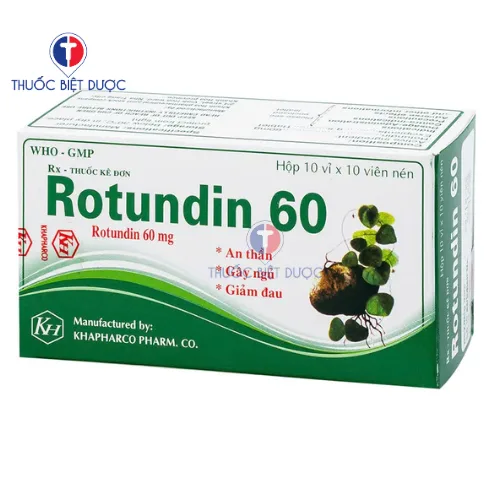 Hình ảnh Rotundin 60mg Khapharco