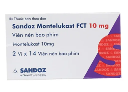 Hình ảnh Sandoz Montelukast FCT 10mg