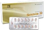 Hình ảnh Simavas 20mg