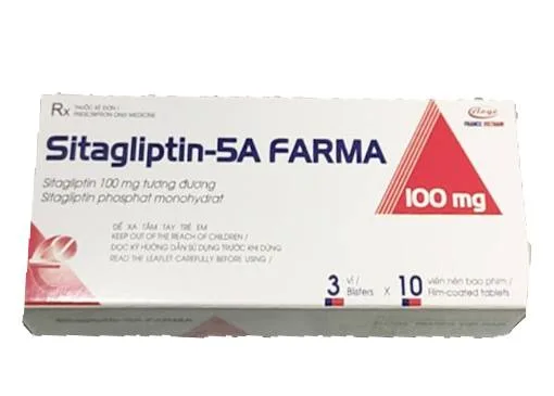 Hình ảnh Sitagliptin - 5A Farma 100mg
