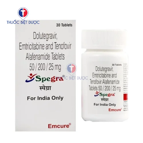 Hình ảnh Spegra 50mg/200mg/25mg
