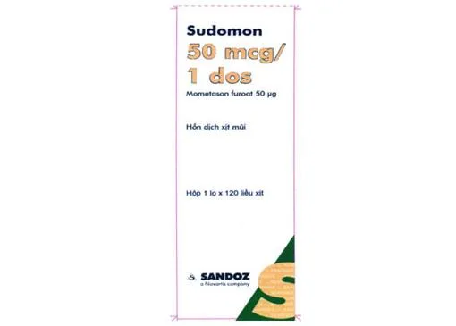 Hình ảnh Sudomon 50mcg/1dos