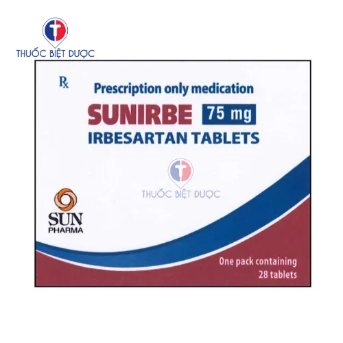Hình ảnh Sunirbe 75 mg Tablets