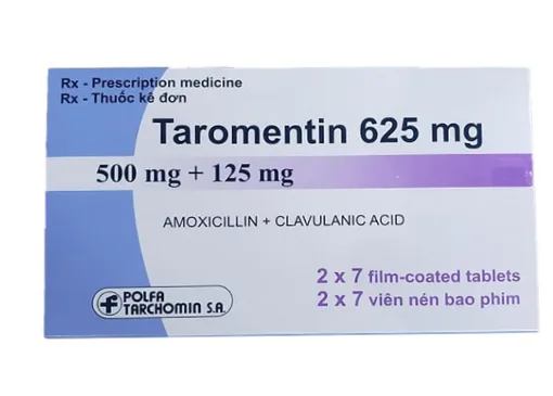 Hình ảnh Taromentin 625 mg