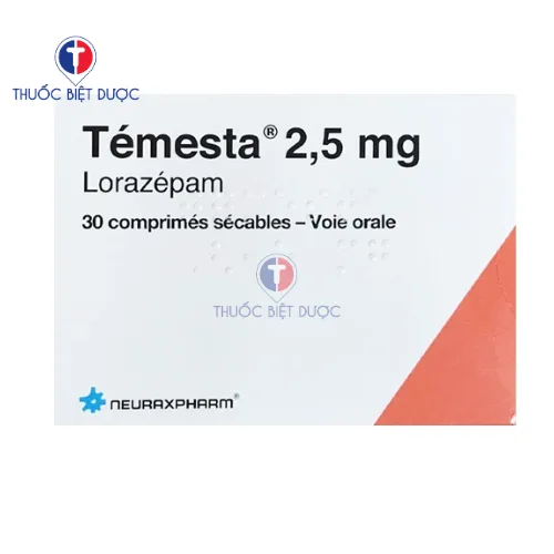 Hình ảnh Temesta 2.5mg