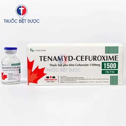 Hình ảnh Tenamyd-Cefuroxime 1500