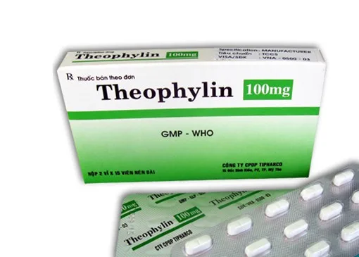 Hình ảnh Theophylin 100mg