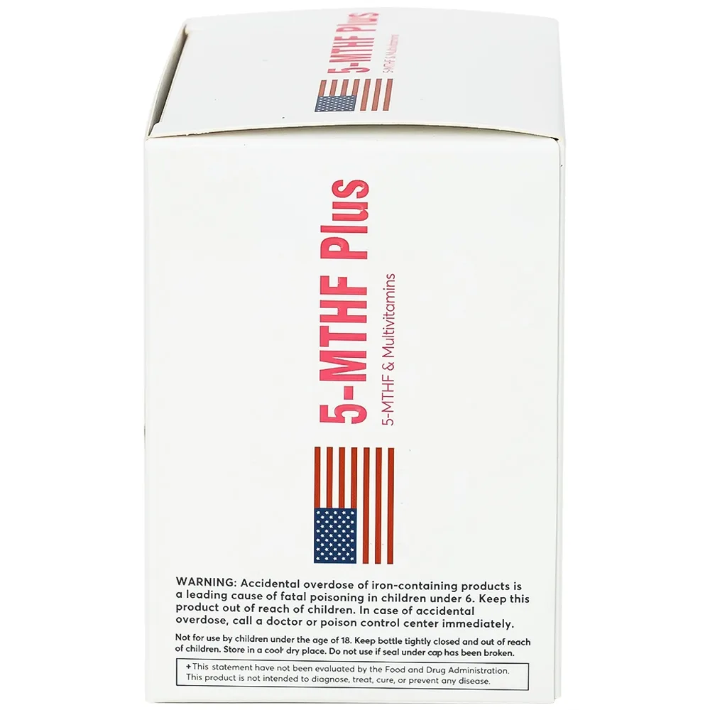 Hình ảnh Viên uống 5-MTHF Plus Quatrefolic bổ sung một số vitamin và khoáng chất cho cơ thể (6 vỉ x 10 viên)