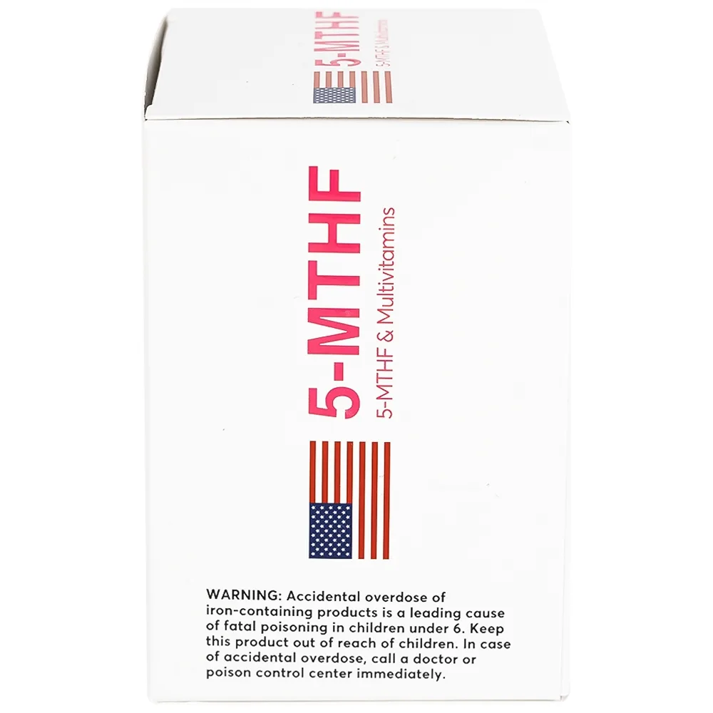 Hình ảnh Viên uống 5-MTHF Robinson Pharma bổ sung vitamin, khoáng chất cho nữ mang thai (60 viên)
