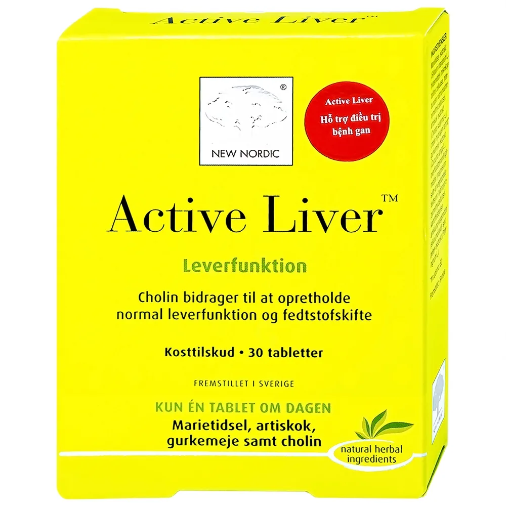 Hình ảnh Viên uống Active Liver hỗ trợ điều trị bệnh gan (2 vỉ x 15 viên)
