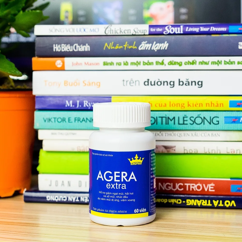 Hình ảnh Viên uống Agera Extra Kingphar hỗ trợ giảm ngạt mũi, hắt hơi (60 viên)