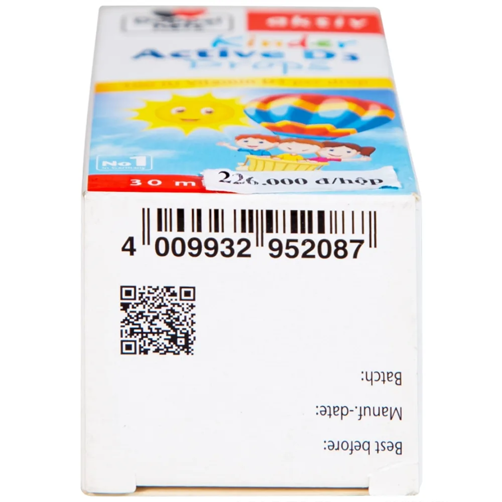 Hình ảnh Siro Kinder Active D3 Drops Doppelherz Aktiv bổ sung vitamin D3, tăng cường sức đề kháng (30ml)