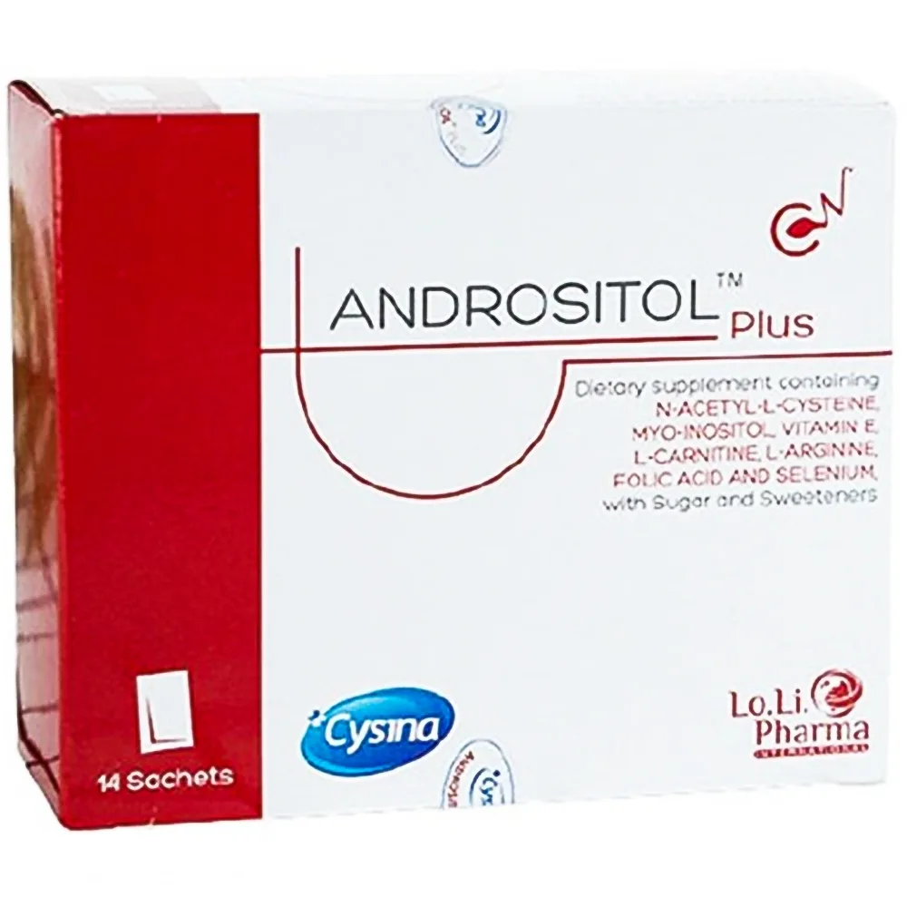 Hình ảnh Bột Andrositol Plus Lo.li Pharma hỗ trợ tăng cường sức khỏe sinh lý cho nam giới (14 gói)