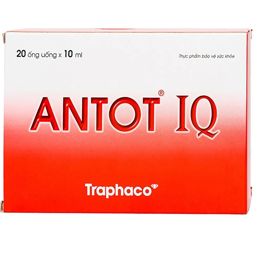 Hình ảnh Dung dịch Antot IQ Traphaco hỗ trợ sự phát triển não bộ, giúp trẻ ăn ngon miệng (20 ống x 10ml)