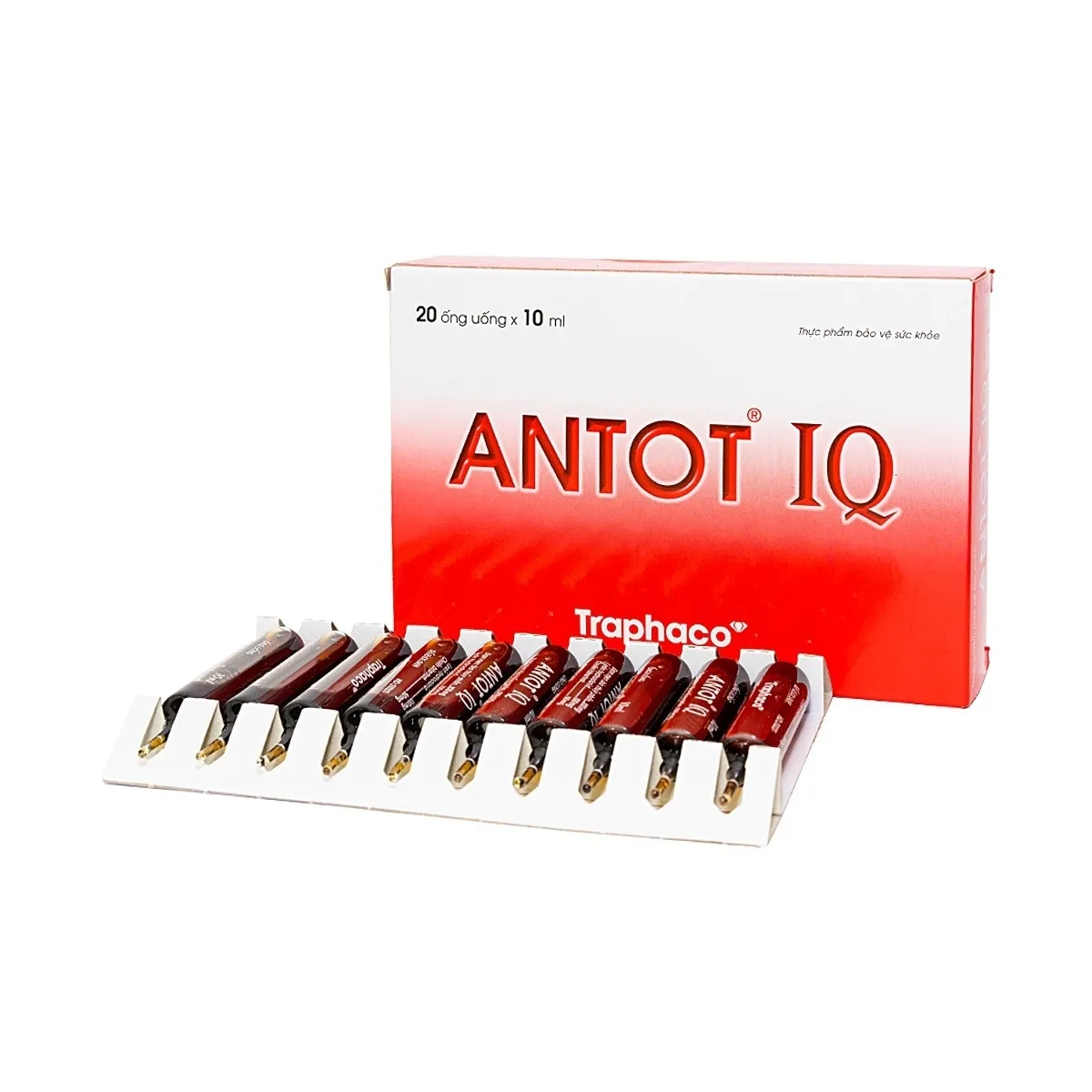 Hình ảnh Dung dịch Antot IQ Traphaco hỗ trợ sự phát triển não bộ, giúp trẻ ăn ngon miệng (20 ống x 10ml)