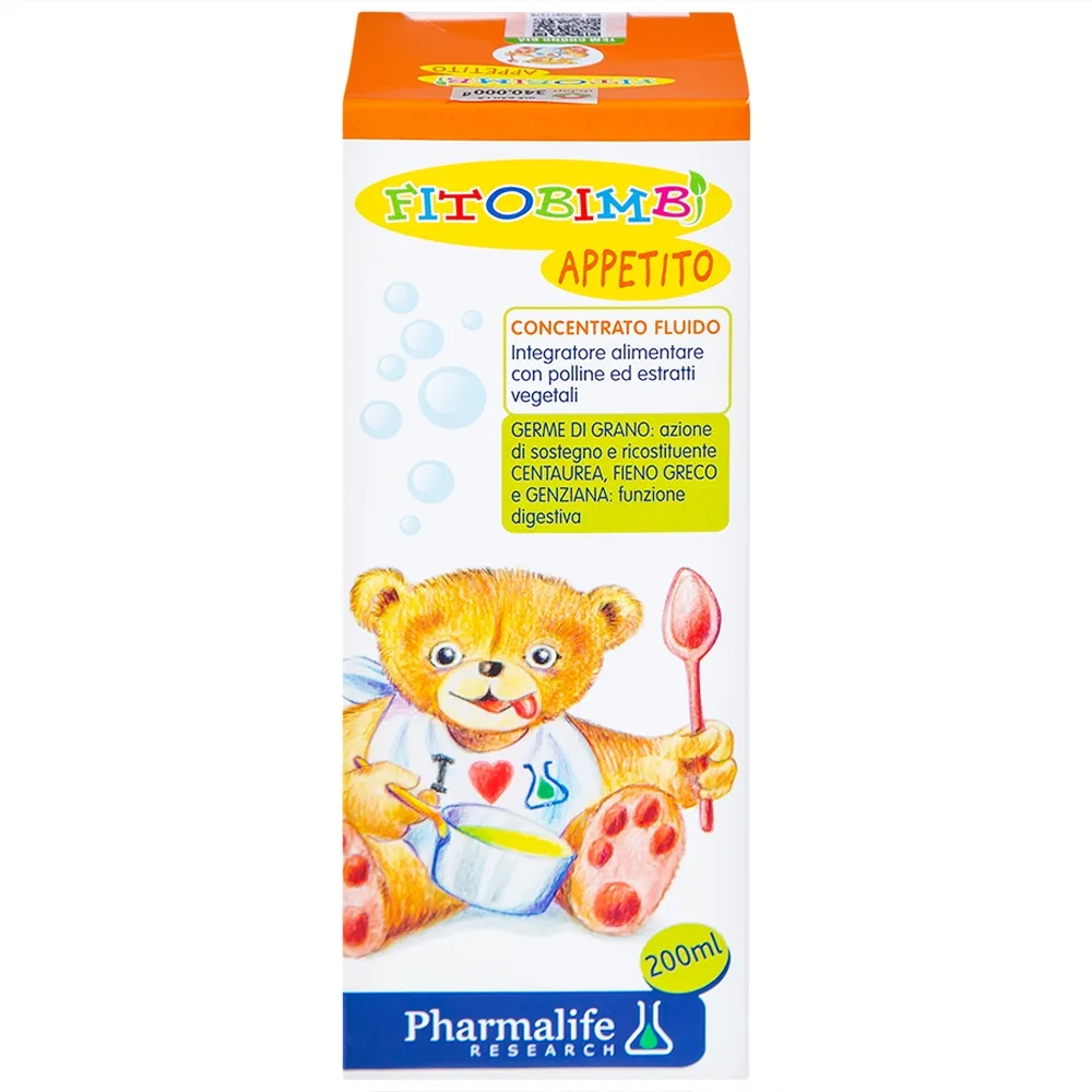 Hình ảnh Dung dịch Fitobimbi Appetito hỗ trợ tăng cường tiêu hóa (200ml)