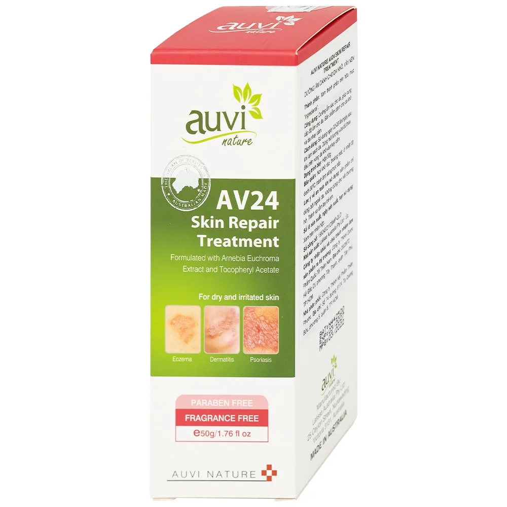 Hình ảnh Kem dưỡng ẩm Auvi Nature AV24 Skin Repair Treatment 50g dành cho da khô và nhạy cảm