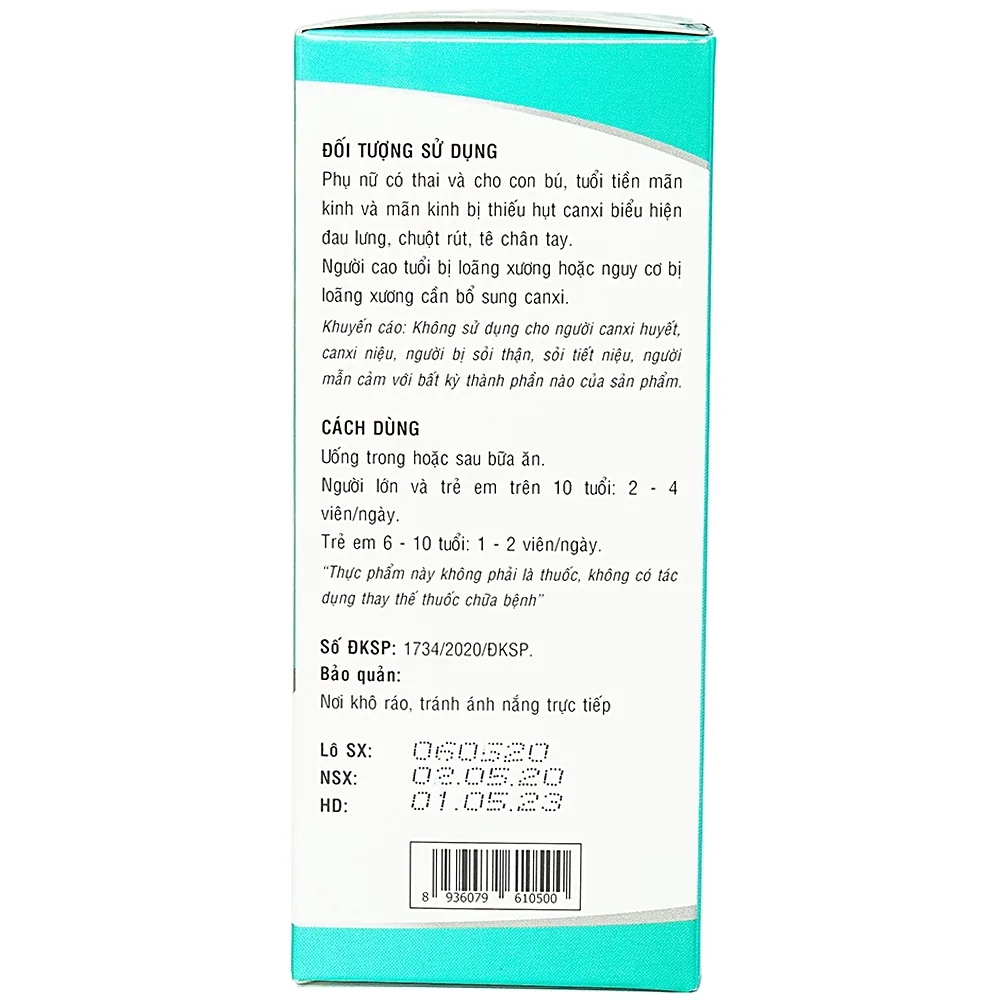 Hình ảnh Viên uống Avisure Hi-Cal Trường Thọ Pharma bổ canxi và các dưỡng chất (60 viên)
