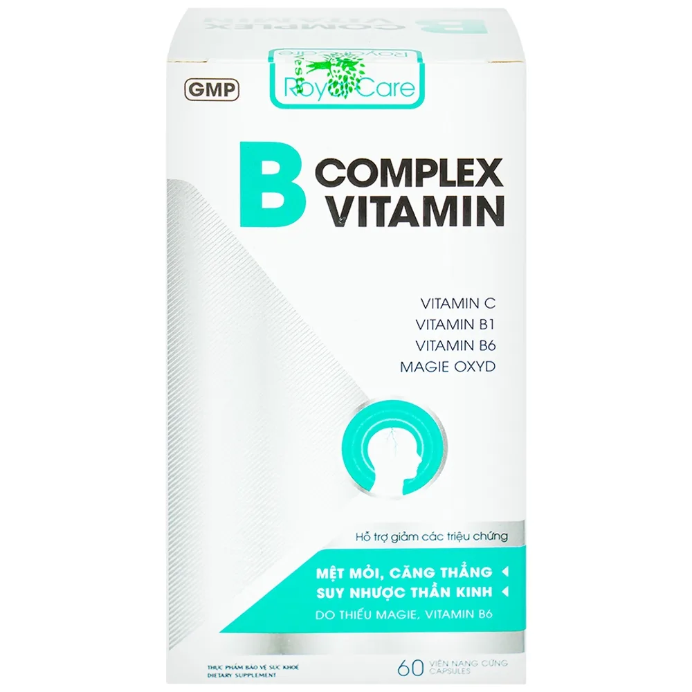 Hình ảnh Viên uống B Complex Vitamin Royal Care hỗ trợ giảm mệt mỏi, căng thẳng (60 viên)