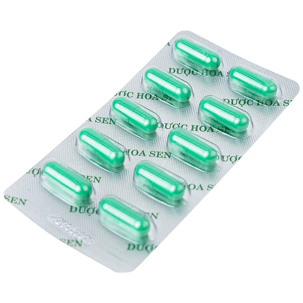 Hình ảnh Viên uống Bạch Địa Căn Hose Hoa Sen dùng cho người cảm sốt nóng cần hạ nhiệt, đau đầu (10 vỉ x 10 viên)