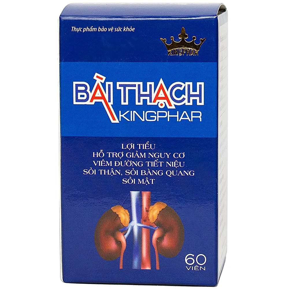 Hình ảnh Viên uống Bài Thạch Kingphar lợi tiểu, hỗ trợ giảm nguy cơ viêm đường tiết niệu (60 viên)