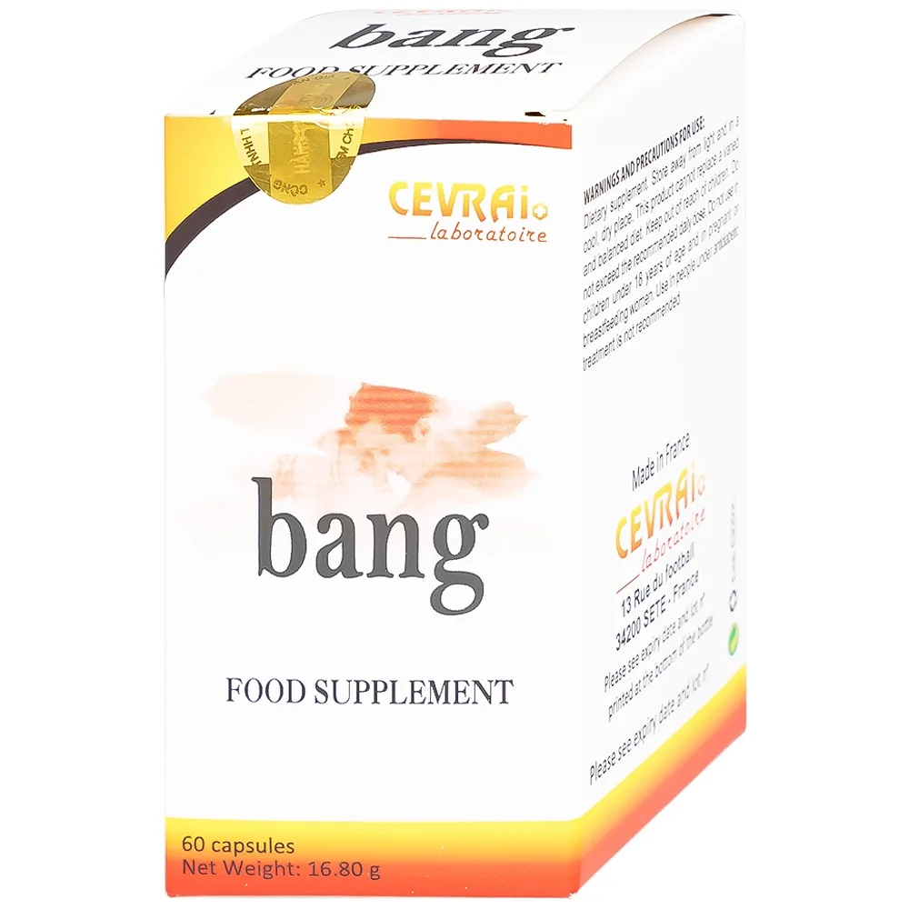 Hình ảnh Viên nam lực Bang Cevrai cải thiện chức năng sinh lý nam giới (60 viên)