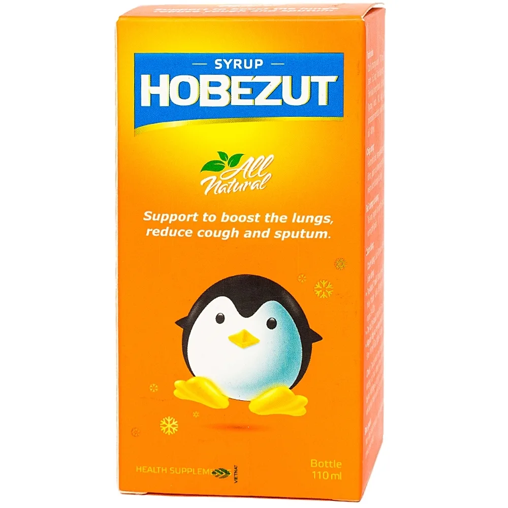 Hình ảnh Siro Hobezut Vinacare giảm các triệu chứng ho, cảm (110ml)